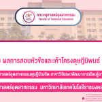 เรื่อง ผลการสอบหัวข้อและเค้าโครงดุษฎีนิพนธ์